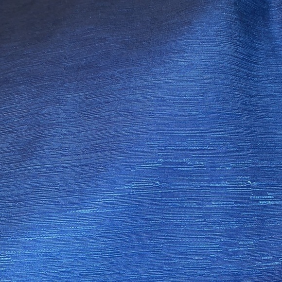 NEW Silk Land Blue Blazer Women's 3X Open Front 100% Silk Black Embroidered Trim - Picture 7 of 10